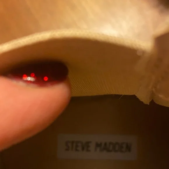 Steve Madden Tan Ankle Booties - Picture 4 of 6